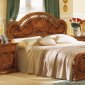 Classic Camel Finish Milady Bed by Camelgroup, Italy