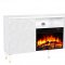 Arianna Electric Fireplace Media Console in White