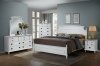 Leila Bedroom 5Pc Set in White by Global w/Options