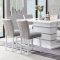 Monaco Bar Table 5Pc Set White by Global w/03 BS Barstools