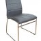 C-270 Set of 2 Modern Dining Chairs w/Metal Legs