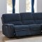 Dundee Power Sofa 603371PP in Navy Blue by Coaster w/Options