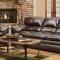 8051 Sofa in Brown Faux Leather w/Options