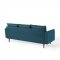 Revive Sectional Sofa in Azure Fabric by Modway