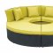 Pursuit Outdoor Patio Daybed Set Choice of Color by Modway