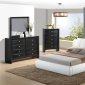 8269 WH/Linda Black 5Pc Set Bedroom by Global w/Options