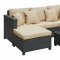 Urban Patio Sofa 3Pc Set in Brown/Tan by Modway