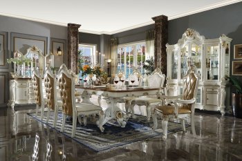 Picardy Dining Room 63460 in Antique Pearl by Acme w/Options [AMDS-63460-Picardy]