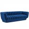 Entertain Sofa in Navy Velvet Fabric by Modway w/Options