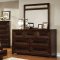 Orlaith CM7697 Bedroom in Walnut Finish w/Options