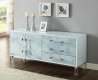 Modica Buffet 314 in Glass Marble Look Design by Meridian