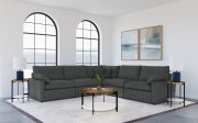 Collins Power Motion Sectional Sofa 609530P Dark Gray by Coaster