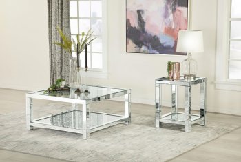 Valentina Coffee Table 736218 Mirror by Coaster w/Options [CRCT-736218 Valentina]