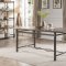 LynLee Dining Set 5Pc 60015 in Dark Oak & Dark Bronze by Acme