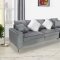 LCL-019 Sectional Sofa in Gray Velvet