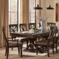 Cardano Dining Table Set 5Pc 1689-96 in Charcoal by Homelegance