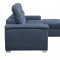 Alfio Sectional Sofa Sleeper Bed 9808BUE in Blue by Homelegance