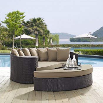 Convene Outdoor Patio Daybed EEI-2176 Choice of Color - Modway [MWOUT-EEI-2176-Convene]