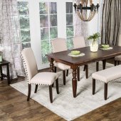 Anapolis CM3440T-78 Dining Table in Dark Walnut w/Options