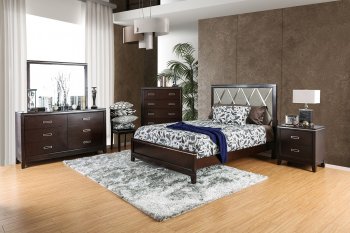 Winnifred CM7412 Bedroom in Cherry Finish w/Options [FABS-CM7412-Winnifred]