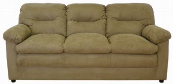 Mocha Fabric Modern Loveseat & Sofa Set w/Optional Items [PMS-6300-Mocha]