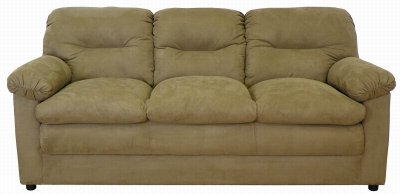 Mocha Fabric Modern Loveseat & Sofa Set w/Optional Items