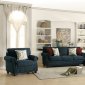 Summerson Sofa 8305FA in Navy Fabric by Homelegance w/Options