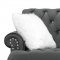 U5266 Sofa & Loveseat Set in Gray Velvet by Global w/Options