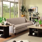 9993 Copely Sofa by Homelegance in Brown-Beige Fabric w/Options