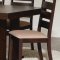 104081 Travis Dining Table in Cappuccino by Coaster w/Options