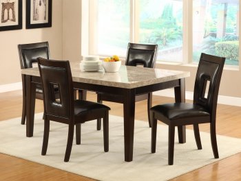 Hahn Dining Set 5Pc 2529-64 by Homelegance w/ 2528S Chairs [HEDS-2529-64 2528S Hahn]