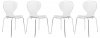 Oyster Set of 4 Dining Chairs OC17CL in Clear by LeisureMod