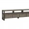 Prudhoe TV Stand 4550-76T in Oak & Gunmetal by Homelegance