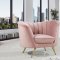 Margo Sofa 622 in Pink Velvet Fabric by Meridian w/Options