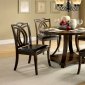 CM3160RT Keukenhof 5Pc Dinette Set in Dark Walnut