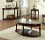 CM4131 Granvia Coffee Table 3Pc Set in Dark Cherry w/Options