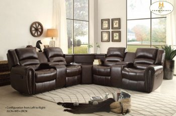 Palmyra Motion Sectional Sofa 8411-CCWD by Homelegance [HESS-8411-CCWD Palmyra]