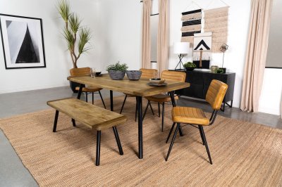 Maverick Dining Set 5Pc 123041 by Coaster w/Options