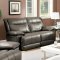 Dolton Reclining Sofa CM6128GY in Bonded Leather w/Options