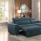 Ferriday Sectional Sofa 8228BU in Blue Fabric by Homelegance