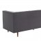 Sebastian Sofa TOV-S150 in Grey Velvet Fabric by TOV Furniture