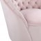 Alessio Accent Chair 501 in Pink Velvet by Meridian