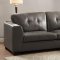 Springer Sectional Sofa 9688 in Grey by Homelegance w/Options