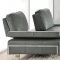 GIA Sofa in Grey Leather by At Home USA w/Options