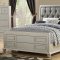 F9357 Bedroom Set 5Pc in Silver Finish by Boss w/Options