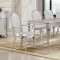 Evangeline Dining Table 107551 Silver Oak by Coaster w/Options