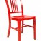 Alton Set of 4 Dining Chairs NA15R in Red by LeisureMod