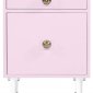 Lia Side Table 831 in Matte Pink by Meridian