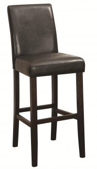 130060 Bar Height Chair Set of 4 in Dark Brown by Coaster [CRBA-130060]