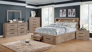 Oakburn Bedroom CM7048NT in Weathered Natural Tone w/Options [FABS-CM7048NT-Oakburn]